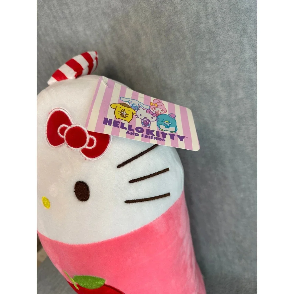 Hello Kitty Boba Tea Apple‎ Plush Stuffed 18.5
